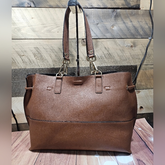 Calvin Klein Brown Reversible Tote. EUC - Picture 2 of 6